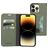 Mobiparts Classic Wallet iPhone 14 Pro Max Hoesje Bookcase Portemonnee - Stone Green