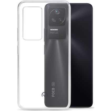 Mobilize Gelly Doorzichtig POCO F4 Hoesje Flexibel TPU Backcover - Transparant