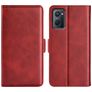 Mobigear Slim Magnet OPPO A76 Hoesje Bookcase Portemonnee - Rood