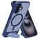 Mobiparts Hardcover iPhone 16 MagSafe Hoesje Hardcase Backcover met Standaard - Satin Blue