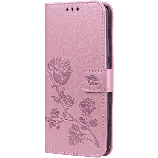Mobigear Roses Huawei Mate 20 Pro Hoesje Bookcase Portemonnee - Roségoud