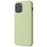 Mobigear Rubber Touch iPhone 12 Mini Siliconen Hoesje Backcover - Pastelgroen