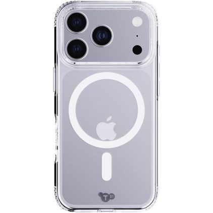 Tech21 EvoLite Doorzichtig iPhone 17 Pro MagSafe Hoesje Flexibel TPU Backcover Shockproof - Transparant