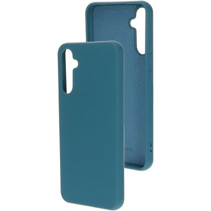 Mobiparts Samsung Galaxy A34 Siliconen Hoesje Backcover - Blueberry Blue