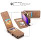 Caseme 007 Samsung Galaxy S10 Plus Hoesje Uitneembare 2in1 Bookcase Portemonnee - Bruin