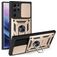 Mobigear Armor Ring Cam Slide Samsung Galaxy S22 Ultra Hoesje Hardcase Backcover Shockproof met Ringhouder - Goud