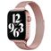 Mobigear Slim Loop Milanese Apple Watch Bandje Magneetsluiting - 42/41/40/38 mm - Roze