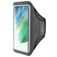 Mobiparts Comfort Fit Telefoonhouder Hardlopen Samsung Galaxy S21 FE Sport Hoesje Neopreen Sportarmband - Zwart