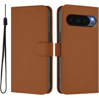 Mobigear Urban Wallet Google Pixel 10 Pro Hoesje Bookcase Portemonnee - Bruin
