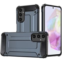 Mobigear Outdoor Samsung Galaxy A35 Hoesje Hardcase Backcover Shockproof - Marineblauw