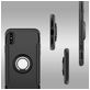 Mobigear Armor Ring iPhone XS Hoesje Hardcase Backcover Shockproof met Ringhouder - Blauw