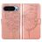 Mobigear Butterfly Google Pixel 9 Hoesje Bookcase Portemonnee - Roségoud