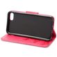 Mobigear Butterfly iPhone SE (2020) Hoesje Bookcase Portemonnee - Magenta