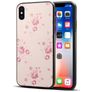Mobigear Design iPhone XS Max Hoesje Flexibel TPU Backcover - Peach