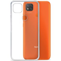 Mobilize Gelly Doorzichtig Xiaomi Redmi 9C Hoesje Flexibel TPU Backcover - Transparant
