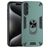 Mobigear Armor Ring Samsung Galaxy M55 Hoesje Hardcase Backcover Shockproof met Ringhouder - Groen