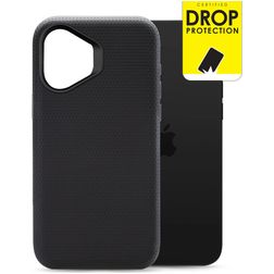 My Style Tough iPhone 16 Hoesje Hardcase Backcover Shockproof - Zwart