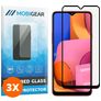 Mobigear Premium Samsung Galaxy A20s Glazen Screenprotector - Case Friendly - Zwart (3-Pack)
