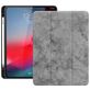 Mobigear Tri-Fold Marble iPad Pro 12.9 Inch (2018) Hoes Bookcase + Stylus Houder - Grijs