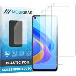 Mobigear OPPO A76 Screenprotector Folie - Case Friendly (3-Pack)