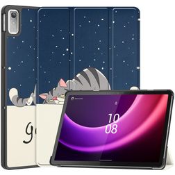 Mobigear Tri-Fold Lenovo Tab P11 Gen 2 Hoes Bookcase - Lazy Cat