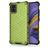 Mobigear Honeycomb Samsung Galaxy A51 Hoesje Hardcase Backcover Shockproof - Groen