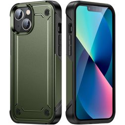 Mobigear Slim Armor iPhone 14 Plus Hoesje Hardcase Backcover Shockproof - Groen