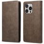 Mobigear Wallet iPhone 16 Pro Hoesje Bookcase Portemonnee - Bruin