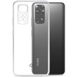 Mobilize Gelly Doorzichtig Xiaomi Redmi Note 11 4G Hoesje Flexibel TPU Backcover - Transparant