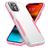 Mobigear Heavy Armor iPhone 14 Hoesje Hardcase Backcover Shockproof - Wit / Roze