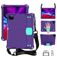 Mobigear Ruggedized iPad 11 (2025) Hoes EVA Schuim Backcover + Stylus Houder + Schouderband + Standaard - Paars