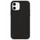 Valenta Snap Luxe iPhone 12 Mini Hoesje Echt Leer Backcover - Zwart