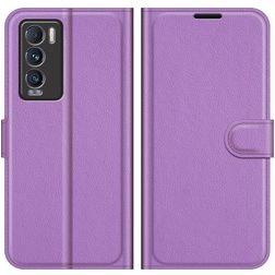 Mobigear Classic Realme GT Master Edition Hoesje Bookcase Portemonnee - Paars