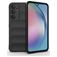 Mobigear Bumpy Samsung Galaxy A55 Hoesje Flexibel TPU Backcover - Zwart
