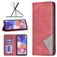 Mobigear Rhombus Slim Samsung Galaxy A23 Hoesje Bookcase - Rood