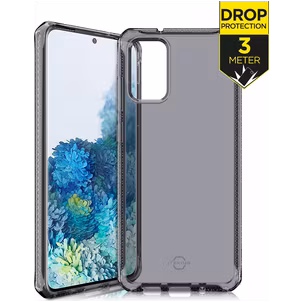 ITSkins SpectrumClear Samsung Galaxy S20 Plus Hoesje Flexibel TPU Backcover Shockproof - Zwart