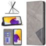 Mobigear Rhombus Slim Samsung Galaxy A73 Hoesje Bookcase - Grijs