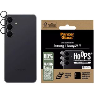 PanzerGlass Hoops Samsung Galaxy S25 FE Glazen Camera Lens Protector - Case Friendly