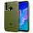 Mobigear Rugged Shield Huawei P40 Lite E Hoesje Flexibel TPU Backcover Shockproof - Groen