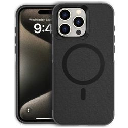 Mobigear Traveller iPhone 15 Pro Max MagSafe Hoesje Hardcase Backcover Shockproof - Zwart