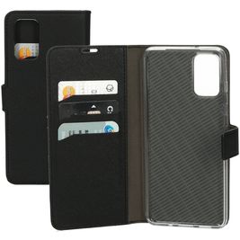 Mobiparts Saffiano Wallet Samsung Galaxy S20 Plus Hoesje Bookcase Portemonnee - Zwart