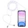 Mobigear Lanyard iPhone 11 Flexibel TPU Hoesje met koord - Transparant / Wit