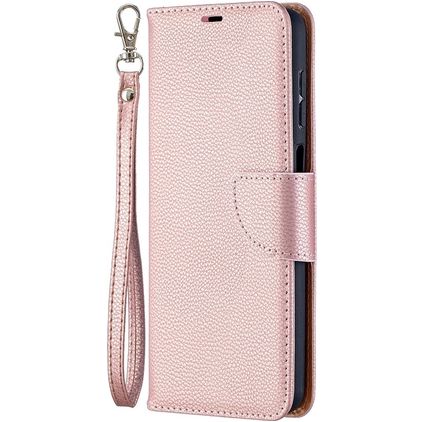 Mobigear Excellent Samsung Galaxy A12 Hoesje Bookcase Portemonnee - Roségoud