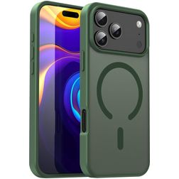 Mobigear Shockproof iPhone 17 Pro Max MagSafe Hoesje Hardcase Backcover - Olive Green