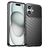 Mobigear Groove iPhone 16 Hoesje Flexibel TPU Backcover - Zwart