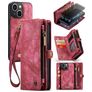 Caseme 008 iPhone 13 Hoesje Uitneembare 2in1 Bookcase Portemonnee - Rood