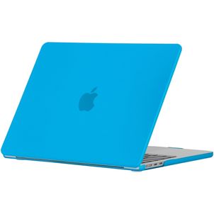 Mobigear Matte MacBook Air 15 Inch (2023-2026) Hoes Hardshell Laptopcover MacBook Case - Blauw - Model A2941 / A3114 / A3241 / A3448