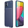 Mobigear Racing Samsung Galaxy M53 Hoesje Flexibel TPU Backcover - Blauw
