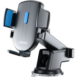 JOYROOM New Mouse Telefoonhouder Auto Zuignap / Dashboard Klem Universeel - Zwart