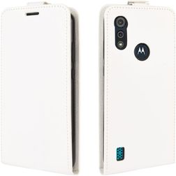 Mobigear Motorola Moto E6s (2020) Hoesje Flipcase - Wit